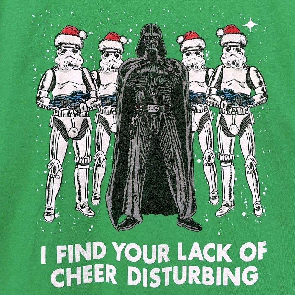 Christmas / Holiday Star Wars Funny T-Shirt, Adult Size Large